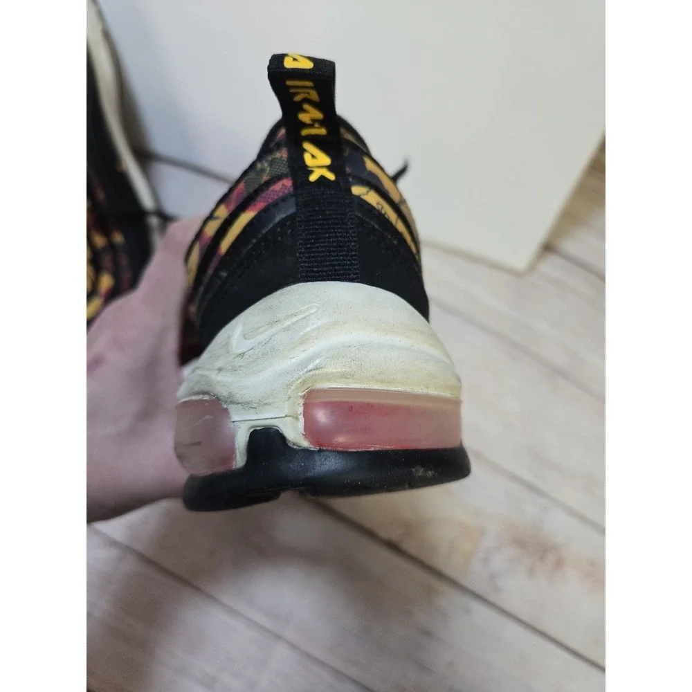 Nike Air Max 97 Shoes Women's Sz 9.5 Black‎ Orange 